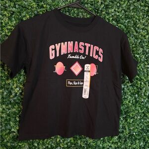 Xersion Black Gymnastics Tumble On Kids T-Shirt